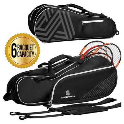 Bolsa de tênis com 6 unidades